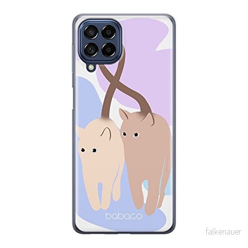 ERT GROUP mobiltelefonfodral för Samsung M53 5G originalt och officiellt licensierat Babaco mönster Cats 013 optimalt anpassad till formen på mobiltelefonen, fodral tillverkad av TPU plast 5905511389918
