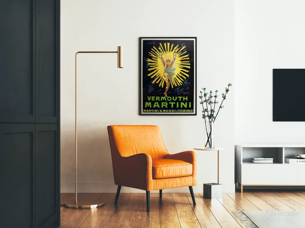 Vintageposter för Vermouth Martini, dekorativ - Bild 2
