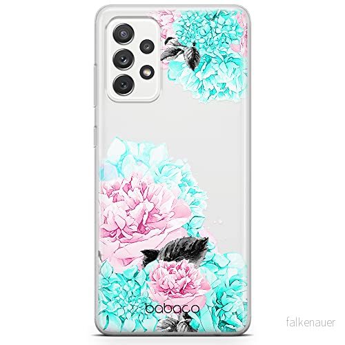 ERT GROUP mobiltelefonfodral för Samsung A52 5G / LTE 4G A52S originalt och officiellt licensierat Babaco mönster Flowers 002 anpassad till formen på mobiltelefonen, gedeeltelijk transparant 5904805384981