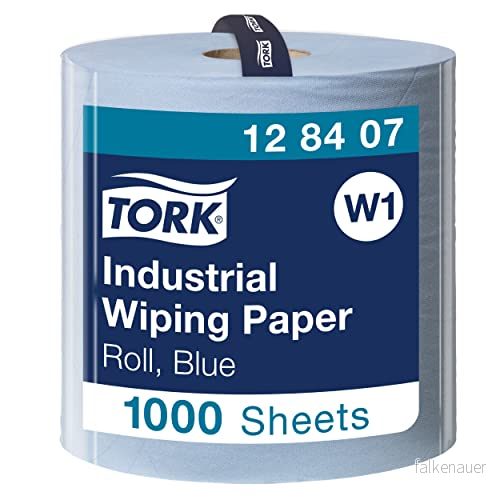 Tork Avtorkningspapper blå W1, absorberande, 1 x 000 ark, 128407 7322540345056