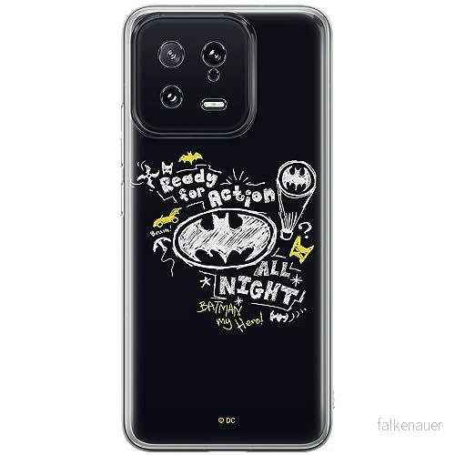 ERT GROUP mobiltelefonfodral för Xiaomi 13 originalt och officiellt licensierat DC mönster Batman 014 optimalt anpassad till formen på mobiltelefonen, fodral tillverkad av TPU plast 5905511898014