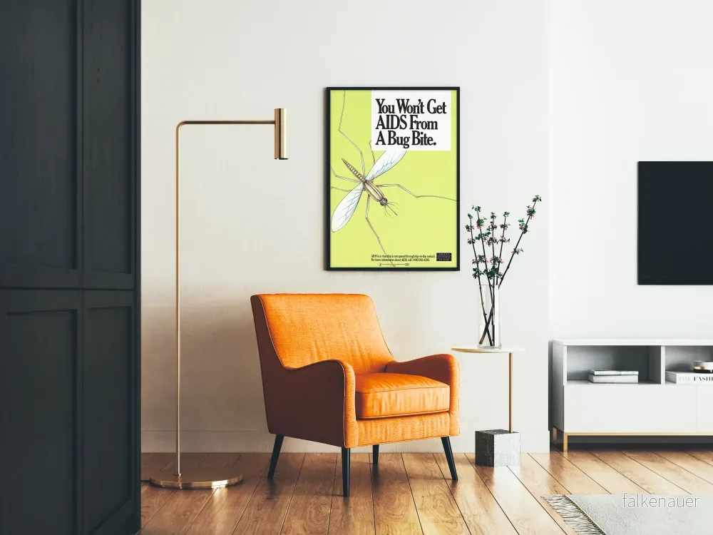 Informationsposter: Du får inte AIDS av ett insektsbett - Bild 2