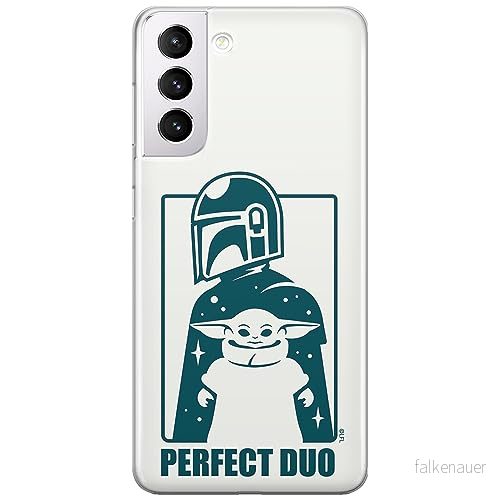 ERT GROUP mobiltelefonfodral för Samsung S21 originalt och officiellt licensierat Star Wars mönster Baby Yoda 034 optimalt anpassad till formen på mobiltelefonen, fodral tillverkad av TPU plast 5905511759599