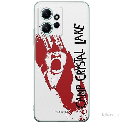ERT GROUP mobiltelefonfodral för Xiaomi REDMI NOTE 12 4G originalt och officiellt licensierat Horror mönster Friday the 13th 010 anpassad till formen på mobiltelefonen, fodral tillverkad av TPU plast 5905511949303
