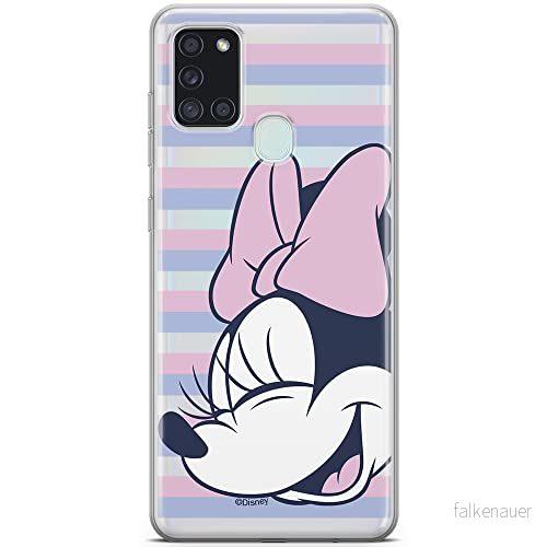 ERT GROUP mobiltelefonfodral för Samsung A21s originalt och officiellt licensierat Disney mönster Minnie 022 optimalt anpassad till formen på mobiltelefonen, gedeeltelijk transparant 5903040256848