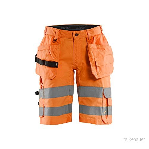 VARSELSHORTS 1586 1811 MED STRETCH VARSELORANGE C62 Beijerbygg Byggmaterial 7330509691359