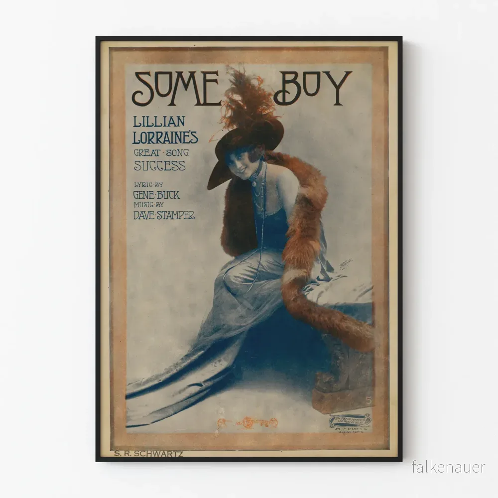 Vintageposter Some Boy - Elegant retro väggdekoration