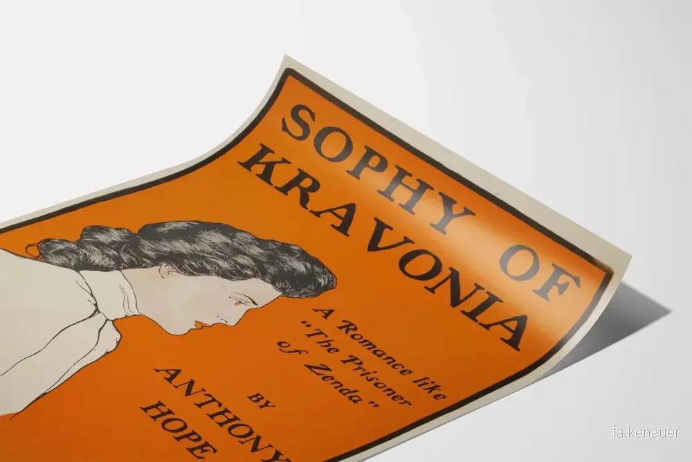 Vintageposter Sophy of Kravonia av Anthony Hope - Bild 3