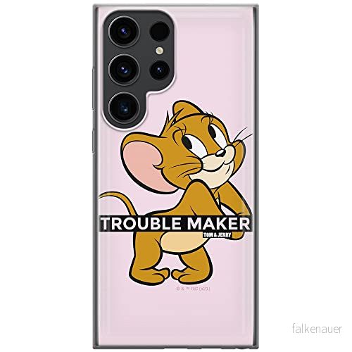 ERT GROUP mobiltelefonfodral för Samsung S23 ULTRA originalt och officiellt licensierat Tom & Jerry mönster 012 optimalt anpassad till formen på mobiltelefonen, fodral tillverkad av TPU plast 5905511469733