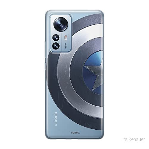 ERT GROUP mobiltelefonfodral för Xiaomi 12 PRO originalt och officiellt licensierat Marvel mönster Captain America 006 optimalt anpassad till formen på mobiltelefonen, gedeeltelijk transparant 5905511518936