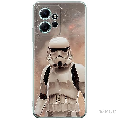 ERT GROUP mobiltelefonfodral för Xiaomi REDMI NOTE 12 4G originalt och officiellt licensierat Star Wars mönster Stormtrooper 003 anpassad till formen på mobiltelefonen, fodral tillverkad av TPU plast 5905511953508
