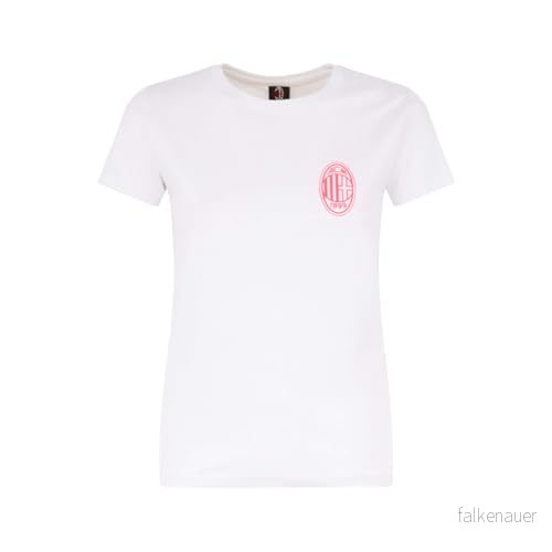 A.C. Milan Monokrom T-Shirt för Kvinnor, Vitt, L 793541376658 A.C. Milan Monokrom T-Shirt för Kvinnor, Vitt, L 793541376658