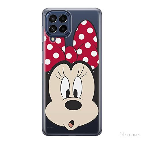 ERT GROUP mobiltelefonfodral för Samsung M33 5G originalt och officiellt licensierat Disney mönster Minnie 054 optimalt anpassad till formen på mobiltelefonen, gedeeltelijk transparant 5905511347833
