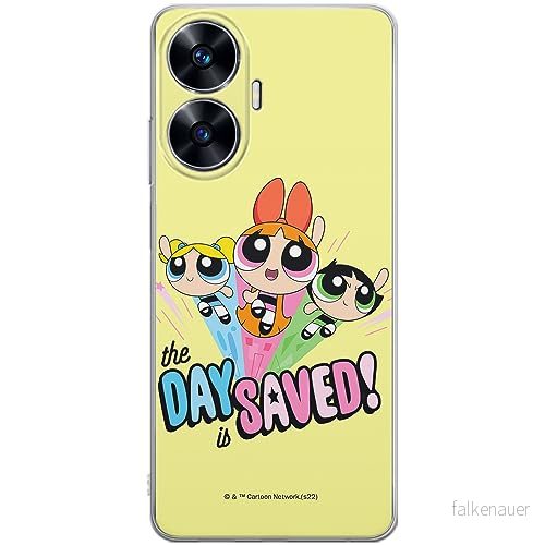 ERT GROUP mobiltelefonfodral för Realme C55 originalt och officiellt licensierat The Powerpuff Girls mönster 031 optimalt anpassad till formen på mobiltelefonen, fodral tillverkad av TPU plast 5905511977306