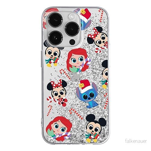 ERT GROUP mobiltelefonfodral för Apple Iphone 14 PRO originalt och officiellt licensierat Disney mönster Friends 002 optimalt anpassad till formen på mobiltelefonen, med glitter overflow effekt 5905511589967
