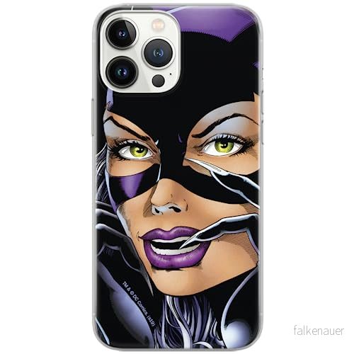 ERT GROUP mobiltelefonfodral för Iphone 13 PRO MAX originalt och officiellt licensierat DC mönster Catwoman 005 Vit optimalt anpassad till formen på mobiltelefonen, fodral tillverkad av TPU plast 5903932926545