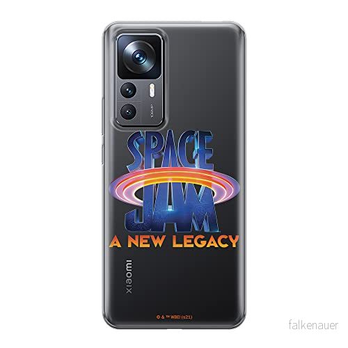 ERT GROUP mobiltelefonfodral för Xiaomi 12T/12T pro/K50 Ultra originalt och officiellt licensierat Looney Tunes mönster Space Jam 001 anpassad till formen på mobiltelefonen, gedeeltelijk transparant 5905511584382