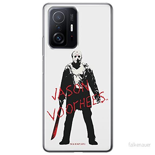 ERT GROUP mobiltelefonfodral för Xiaomi 11T 5G / PRO originalt och officiellt licensierat Horror mönster Friday the 13th 017, fodral tillverkad av TPU plast 5905511120474