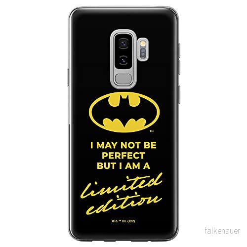 ERT GROUP mobiltelefonfodral för Samsung S9 PLUS originalt och officiellt licensierat DC mönster Batman 062 optimalt anpassad till formen på mobiltelefonen, fodral tillverkad av TPU plast 5905131514318