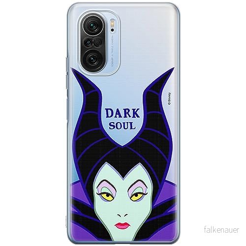 ERT GROUP mobiltelefonfodral för Xiaomi MI 11i/ REDMI K40/K40 PRO/POCO F3/ F3 PRO originalt och officiellt licensierat Disney mönster Maleficent 001, gedeeltelijk transparant 5905511877521