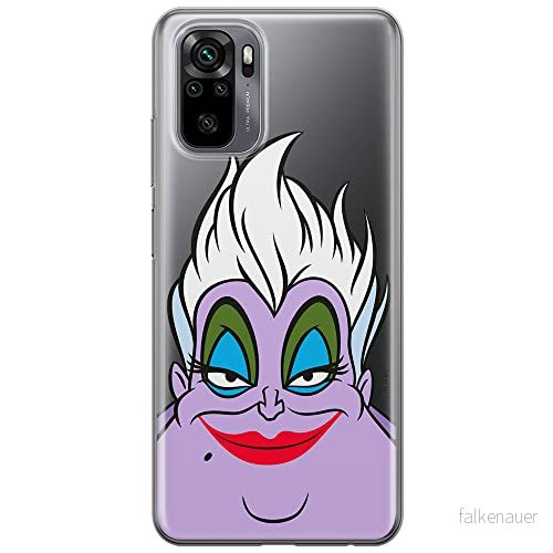 ERT GROUP mobiltelefonfodral för Xiaomi REDMI NOTE 10/ 10S originalt och officiellt licensierat Disney mönster Ursula 002 optimalt anpassad till formen på mobiltelefonen, gedeeltelijk transparant 5903537183404