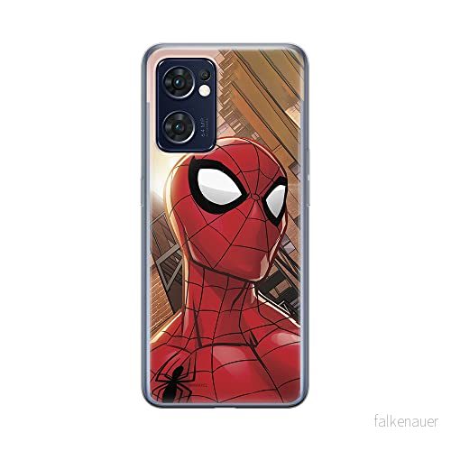 ERT GROUP mobiltelefonfodral för Oppo RENO 7 5G originalt och officiellt licensierat Marvel mönster Spider Man 003 optimalt anpassad till formen på mobiltelefonen, fodral tillverkad av TPU plast 5905511302665