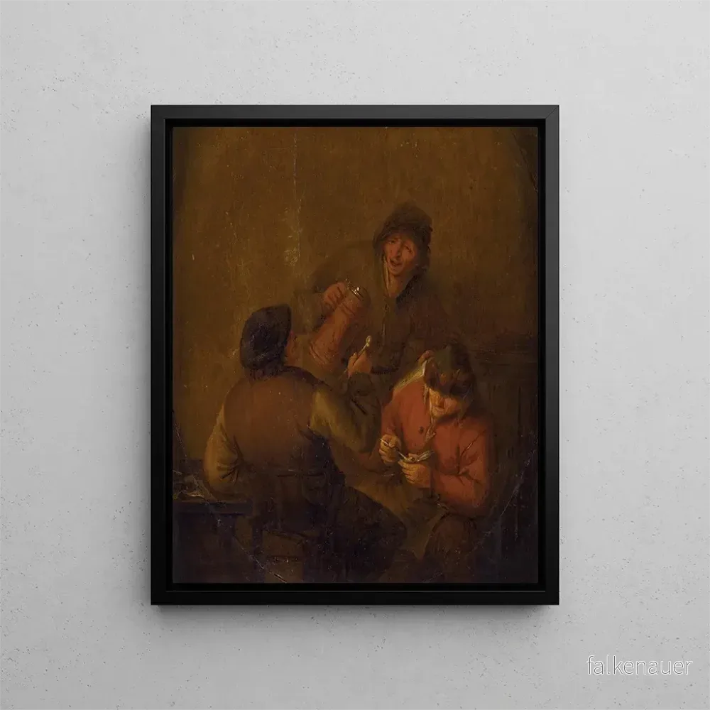 Målning av taverne-scener - Adriaen van Ostade | Konsttryck