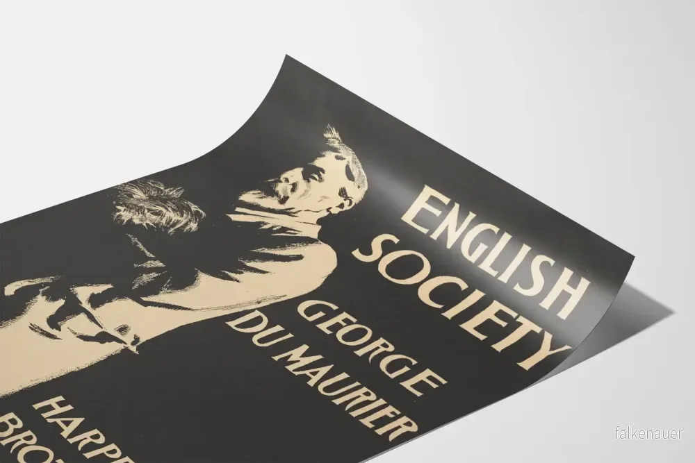 Vintageposter av English Society av George Du Maurier - Bild 3
