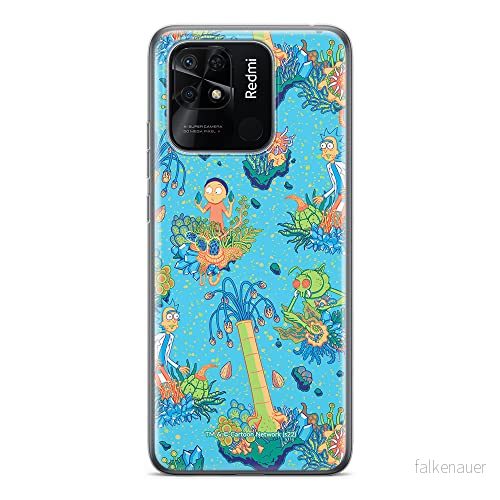 ERT GROUP mobiltelefonfodral för Xiaomi REDMI 10C originalt och officiellt licensierat Rick and Morty mönster & 020 anpassad till formen på mobiltelefonen, fodral tillverkad av TPU plast 5905511551964