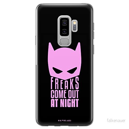 ERT GROUP mobiltelefonfodral för Samsung S9 PLUS originalt och officiellt licensierat DC mönster Batman 052 optimalt anpassad till formen på mobiltelefonen, fodral tillverkad av TPU plast 5905131545459