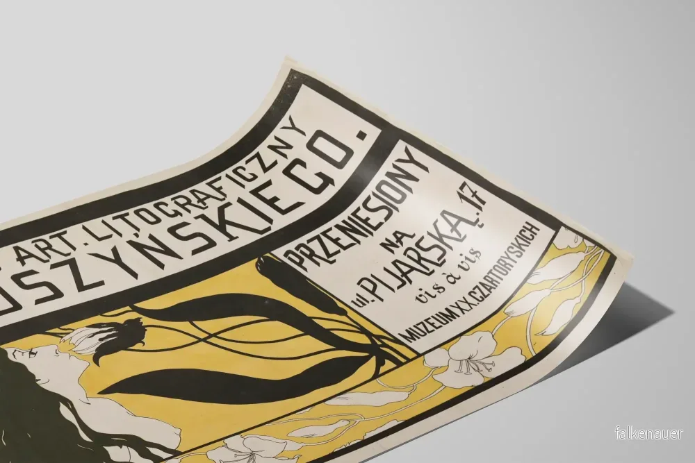 Art Nouveau-Poster Zakład Artystyczno-Litograficzny A. Pruszyńskiego - Bild 2
