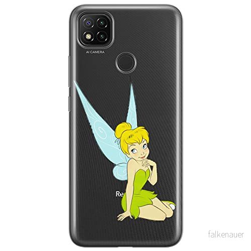 ERT GROUP mobiltelefonfodral för Xiaomi REDMI 9C originalt och officiellt licensierat Disney mönster Tinker Bell 005 optimalt anpassad till formen på mobiltelefonen, gedeeltelijk transparant 5905131133069