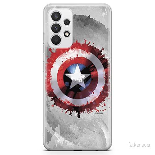 ERT GROUP mobiltelefonfodral för Samsung A32 4G LTE originalt och officiellt licensierat Marvel mönster Captain America 019 anpassad till formen på mobiltelefonen, fodral tillverkad av TPU plast 5903040352106