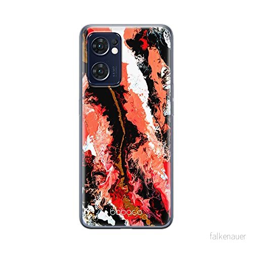 ERT GROUP mobiltelefonfodral för Oppo RENO 7 5G originalt och officiellt licensierat Babaco mönster Abstrakt 024 optimalt anpassad till formen på mobiltelefonen, fodral tillverkad av TPU plast 5905511305376