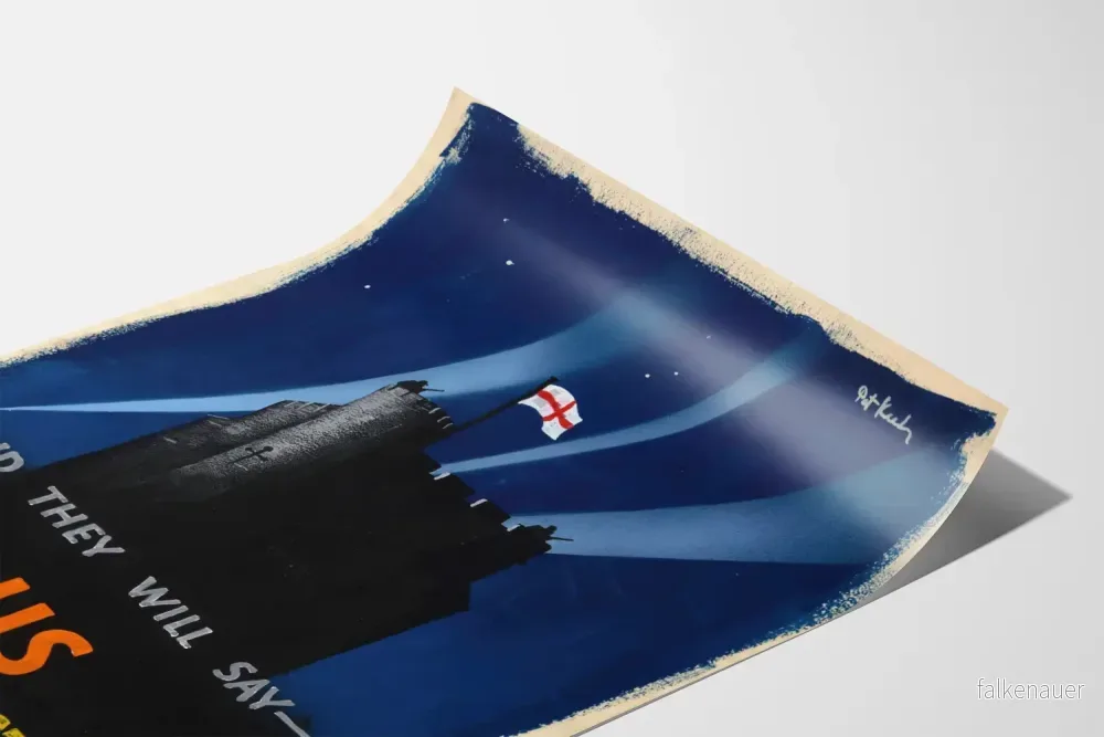 Väggposter Engelska slottet 'This Was Our Finest Hour' - Bild 3