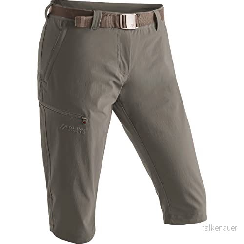 Maier sports damslang Inara Slim Capri byxor Grey Teak 42 4056286295018