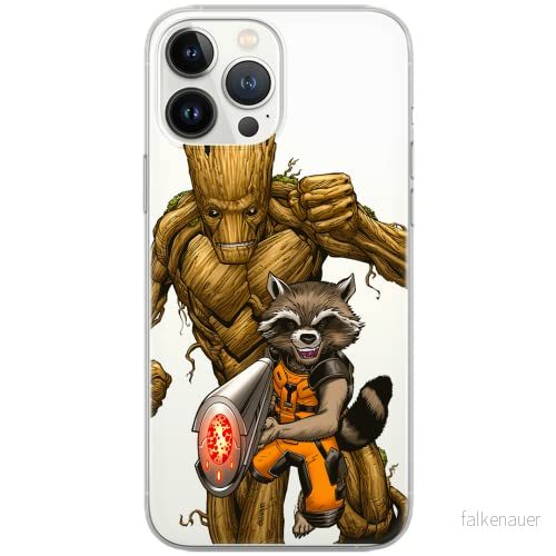 ERT GROUP mobiltelefonfodral för Samsung A51 originalt och officiellt licensierat Marvel mönster Guardians of the Galaxy 002 Vit anpassad till formen på mobiltelefonen, gedeeltelijk transparant 5903537491127