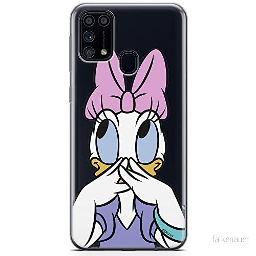 ERT GROUP mobiltelefonfodral för Samsung M31 originalt och officiellt licensierat Disney mönster Daisy 002 optimalt anpassad till formen på mobiltelefonen, gedeeltelijk transparant 5904805475139