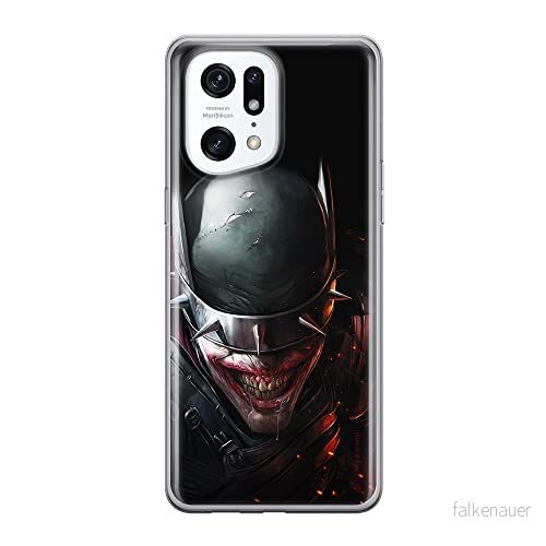 ERT GROUP mobiltelefonfodral för Oppo FIND X5 PRO originalt och officiellt licensierat DC mönster Batman Who Laughs 002 optimalt anpassad till formen på mobiltelefonen, fodral tillverkad av TPU plast 5905511400149
