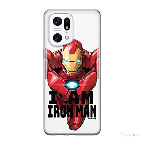 ERT GROUP mobiltelefonfodral för Oppo FIND X5 PRO originalt och officiellt licensierat Marvel mönster Iron Man 029 optimalt anpassad till formen på mobiltelefonen, fodral tillverkad av TPU plast 5905511410193