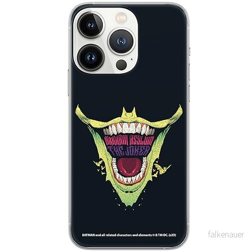ERT GROUP mobiltelefonfodral för Iphone 13 PRO originalt och officiellt licensierat DC mönster Joker 031 optimalt anpassad till formen på mobiltelefonen, fodral tillverkad av TPU plast 5905795055240