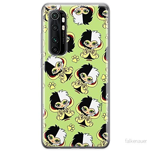ERT GROUP mobiltelefonfodral för Xiaomi MI NOTE 10 Lite originalt och officiellt licensierat Disney mönster Cruella 007 optimalt anpassad till formen på mobiltelefonen, fodral tillverkad av TPU plast 5905131494931