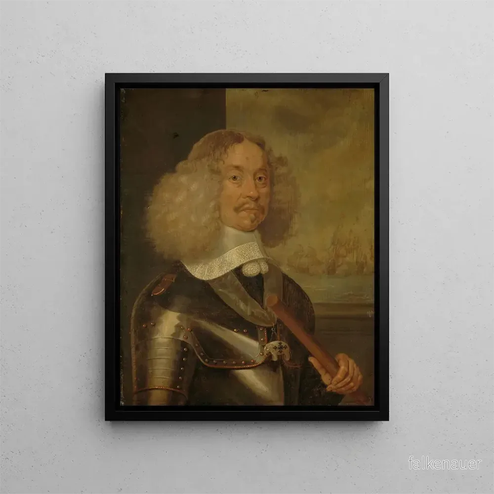 Målning Porträtt av Jacob Baron van Wassenaer Seigneur d'Obdam Viceamiral av Holland och West-Frise - Abraham van Westerveld