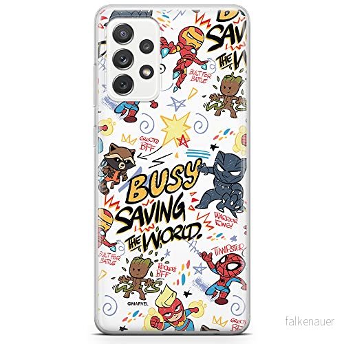 ERT GROUP mobiltelefonfodral för Samsung A73 5G originalt och officiellt licensierat Marvel mönster Avengers 026 optimalt anpassad till formen på mobiltelefonen, fodral tillverkad av TPU plast 5904805519505