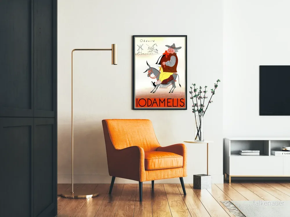 Vintage reklamposter Iodamelis Fetma - Retro väggdekoration - Bild 2