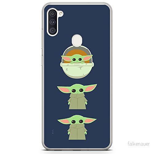 ERT GROUP mobiltelefonfodral för Samsung A03S originalt och officiellt licensierat Star Wars mönster Baby Yoda 007 optimalt anpassad till formen på mobiltelefonen, fodral tillverkad av TPU plast 5903932994513