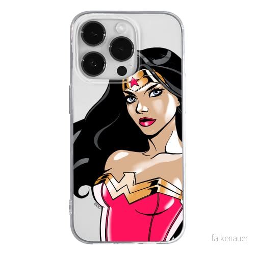 ERT GROUP mobiltelefonfodral för Apple Iphone 14 PRO originalt och officiellt licensierat DC mönster Wonder Woman 004 optimalt anpassad till formen på mobiltelefonen, gedeeltelijk transparant 5905131922816