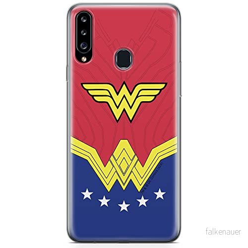 ERT GROUP mobiltelefonfodral för Samsung A20S originalt och officiellt licensierat DC mönster Wonder Woman 008 optimalt anpassad till formen på mobiltelefonen, fodral tillverkad av TPU plast 5904805443152