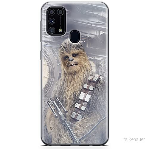 ERT GROUP mobiltelefonfodral för Samsung M31 originalt och officiellt licensierat Star Wars mönster Chewbacca 002 optimalt anpassad till formen på mobiltelefonen, fodral tillverkad av TPU plast 5904805482564
