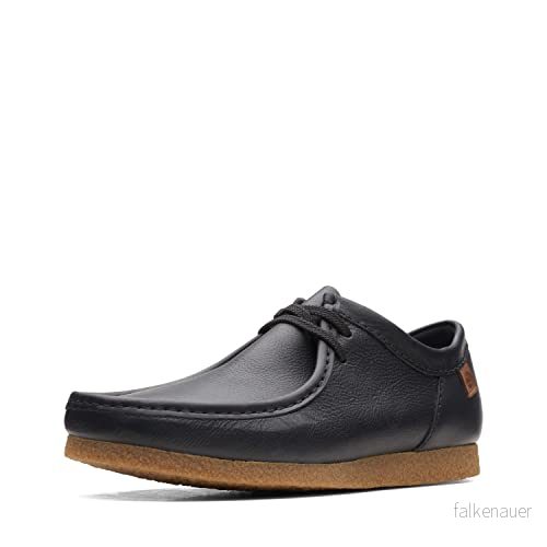 Clarks Shacre Ii Run herr Oxford Derbyskor ,Svart läder, 45.5 EU 5059304691884